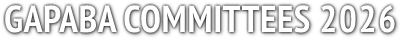GAPABA COMMITTEES 2026 GAPABA COMMITTEES 2026